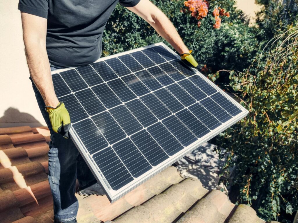 Solar light instaltion